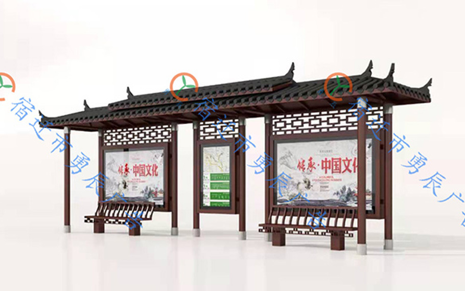 長(zhǎng)沙仿古候車亭第二車發(fā)貨